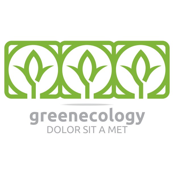 树叶绿色生态设计图片下载