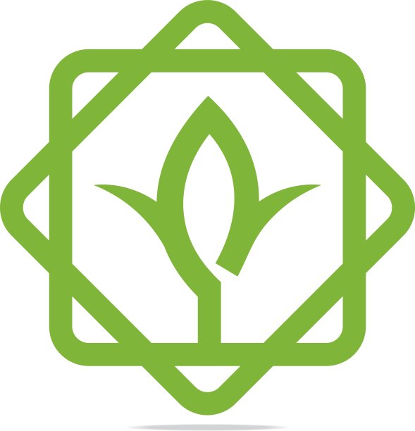 标志留下绿色生态图片下载