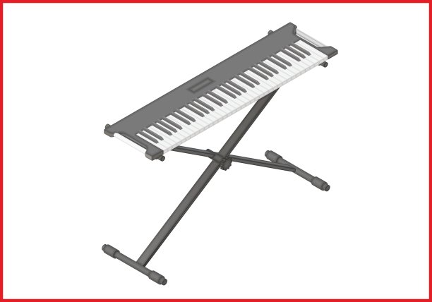 合成器等角平面3d插图图片下载