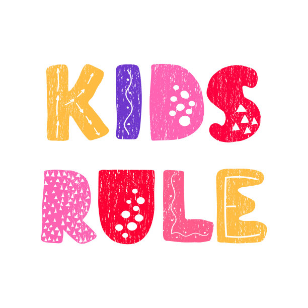 儿童规则-有趣的手绘幼儿园海报图片下载