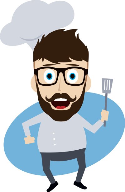 大厨卡通图片下载