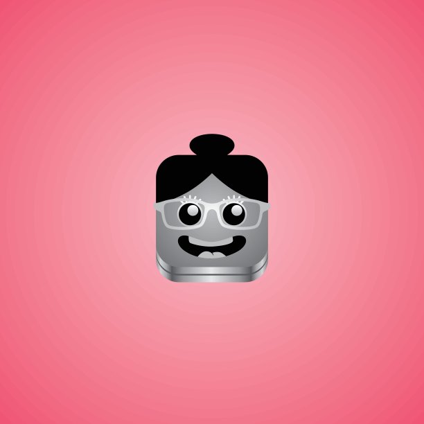 极客女孩头像图片下载