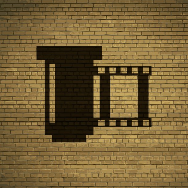 扁平的现代网页设计与长阴影和空间为您的文本。向量图片下载