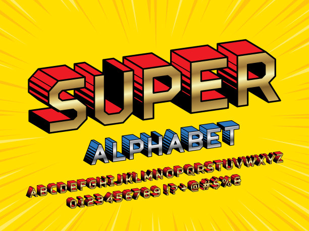 超级英雄字体图片下载