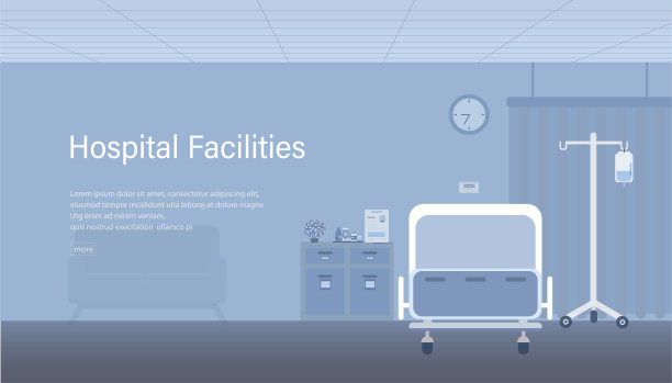 医院设施的医疗横幅图片下载