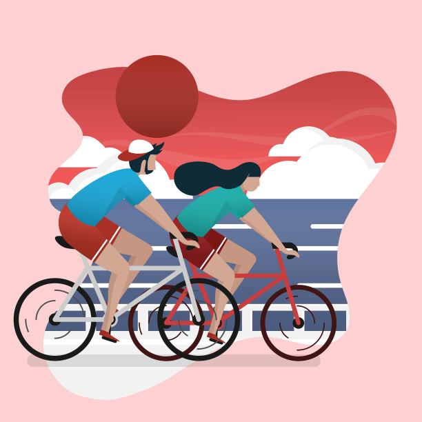 最小矢量插画设计图片下载