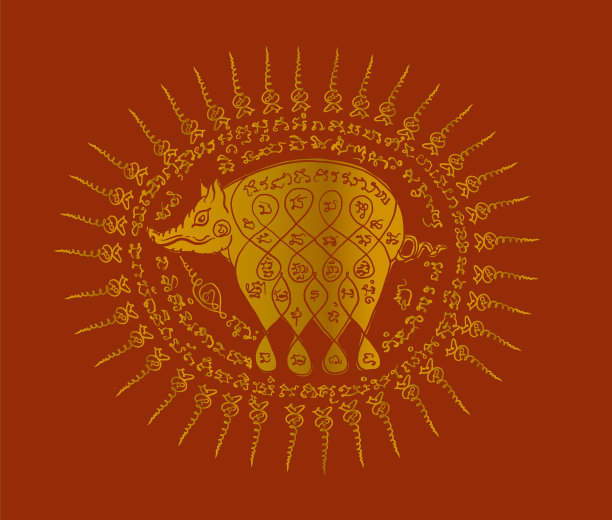 泰国传统纹身泰国传统绘画图片下载