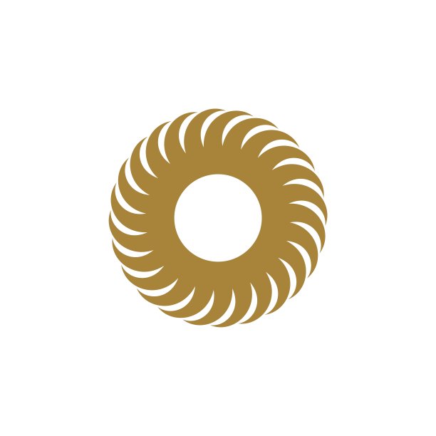 金轮标志插图设计。向量EPS 10。图片下载