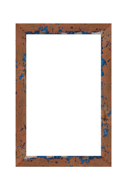 空白老木相框孤立图片下载