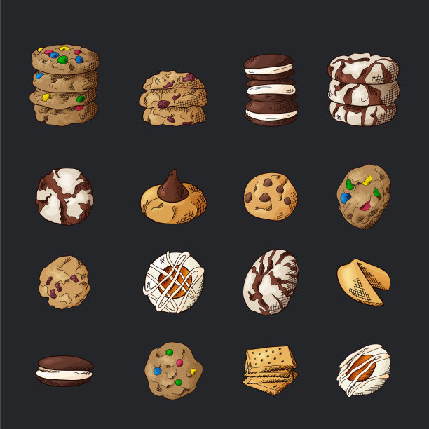 在单独的背景上设置不同的cookie图片下载