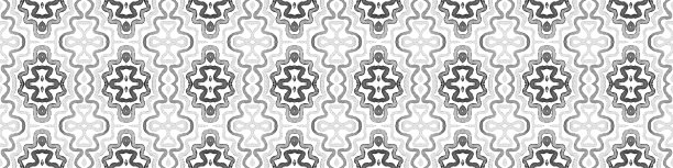 黑白无缝边框滚动。几何图片下载