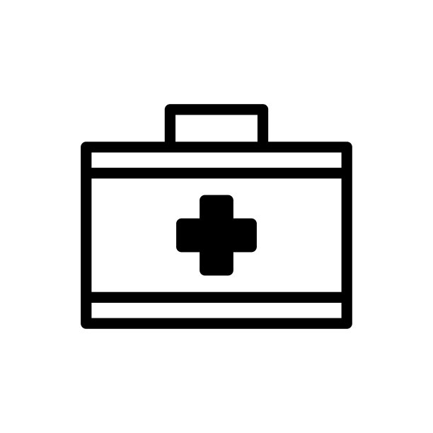 医疗套件图标平面矢量模板设计流行图片下载