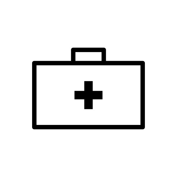 医疗套件图标平面矢量模板设计流行图片下载