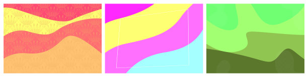 现代海报模板设置与几何图案。图片下载