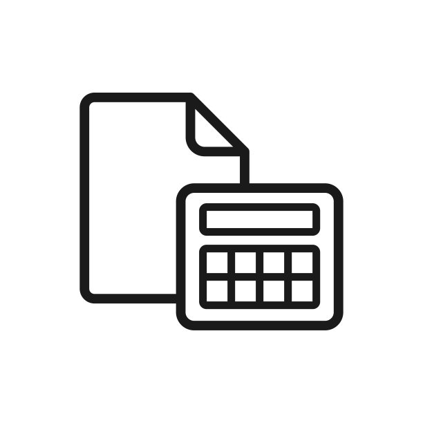 会计矢量插图，计数图标图片下载