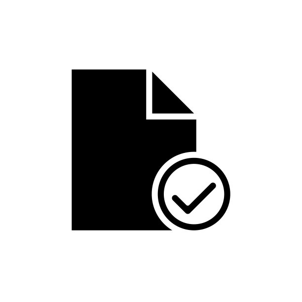 检查标记图标平面矢量模板设计潮流图片下载