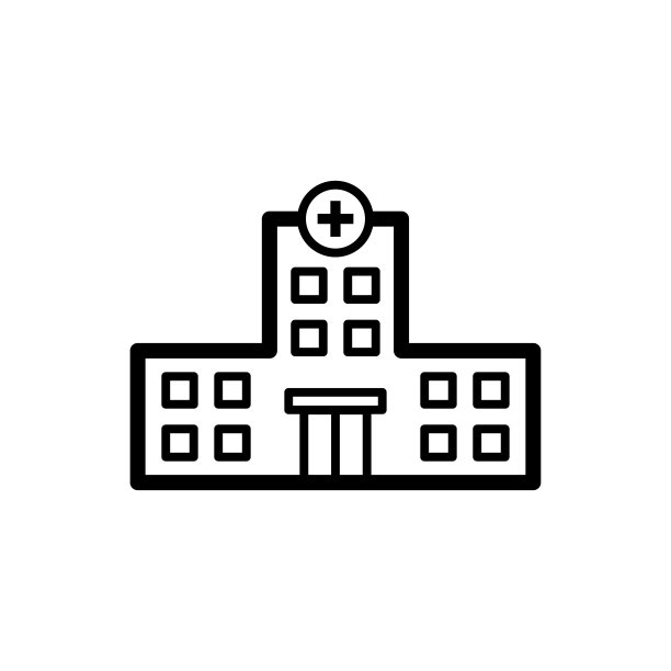 医院图标矢量设计流行图片下载