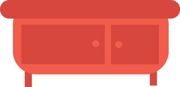 抽屉木家具孤立图标图片下载