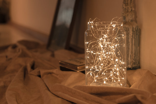 瓶中Led灯装饰图片下载