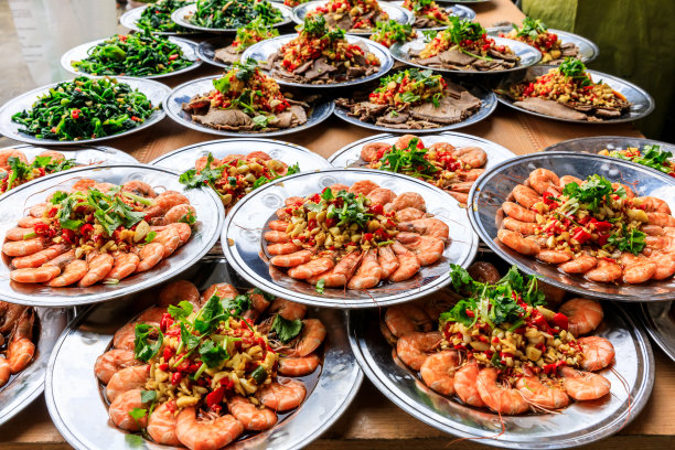 美味的中国传统小吃。图片下载