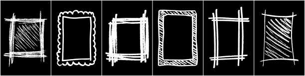一套单色框架设计。图片下载