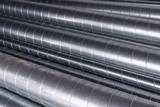 通风系统用钢管。通风系统组件。图片下载