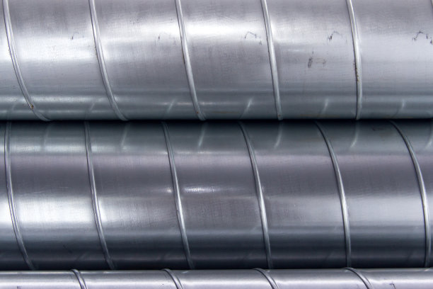 通风系统用钢管。通风系统组件。图片下载