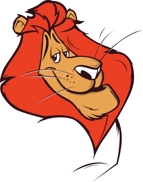 可爱的狮子的性格图片下载