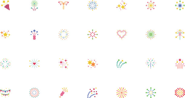 捆绑烟花爆炸飞溅设置图标图片下载