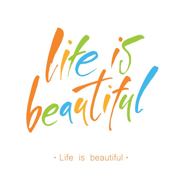life_is_beautiful_template图片下载