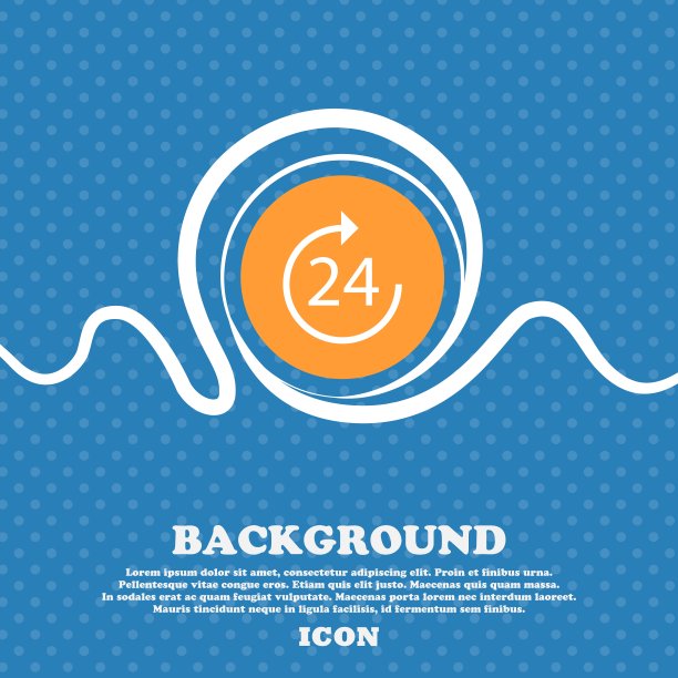 图标标志。蓝色和白色的抽象背景与空间斑点的文本和您的设计。向量图片下载