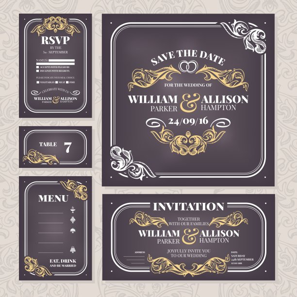 一套结婚咭图片下载