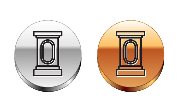 黑线讲台或辩论讲台图片下载