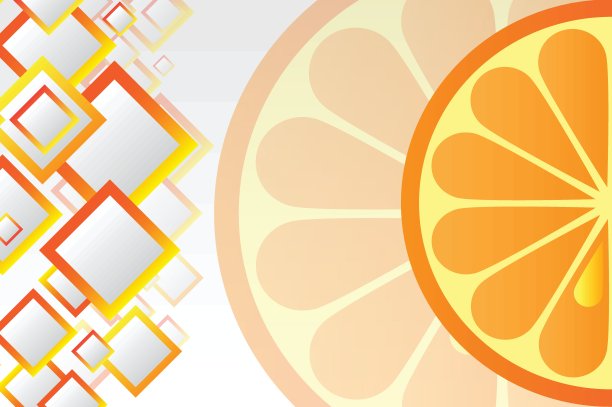 多汁的橙色背景图片下载