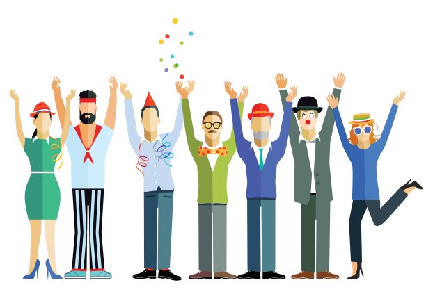 快乐的庆祝活动图片下载