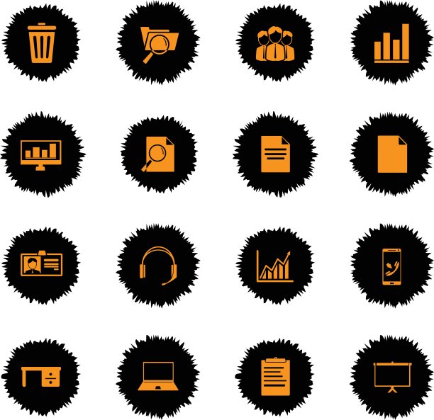 办公室简单的图标图片下载