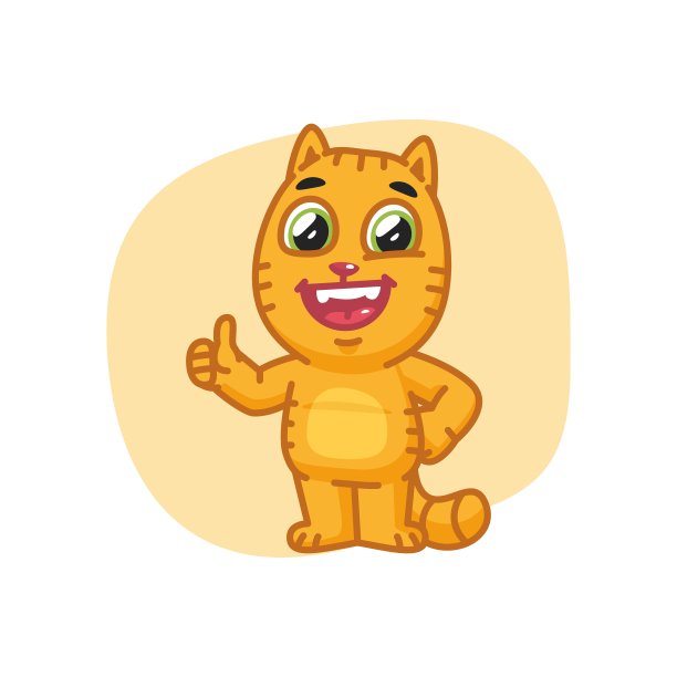 竖起大拇指的猫图片下载