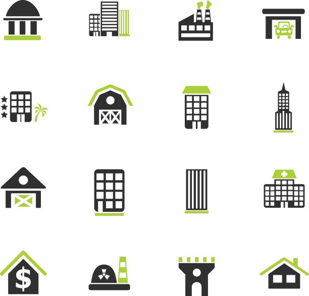 建筑图标设置图片下载