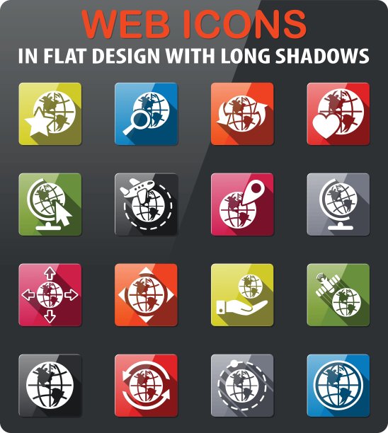 地球仪图标设置图片下载