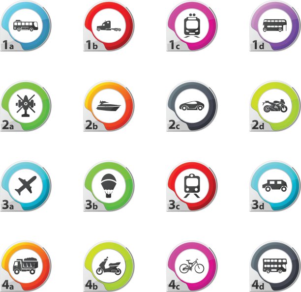 传输图标集的类型图片下载