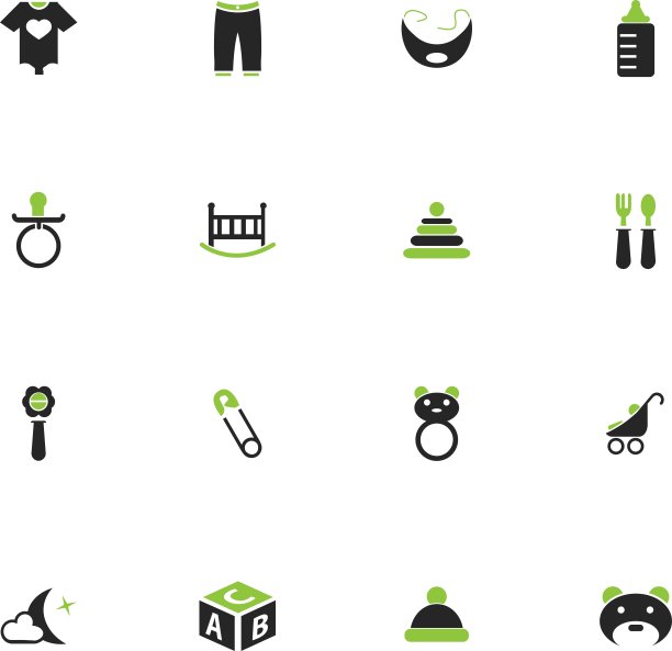 婴儿图标设置图片下载