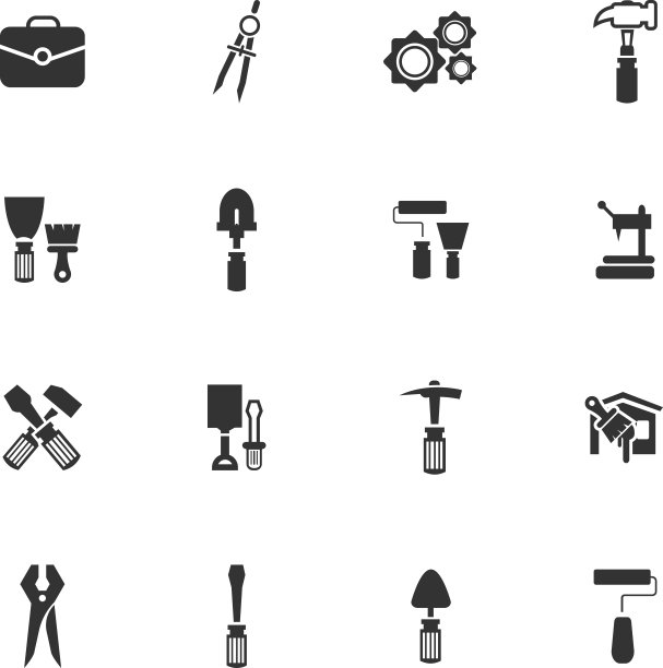 工作工具图标集图片下载