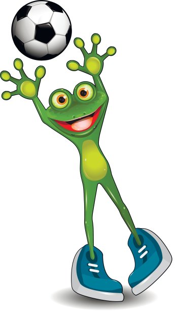 青蛙的守门员图片下载