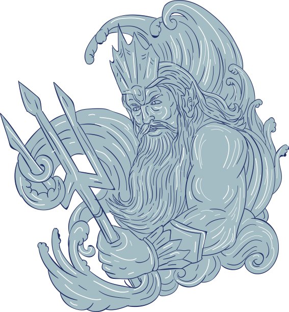 波塞冬三叉戟波图片下载