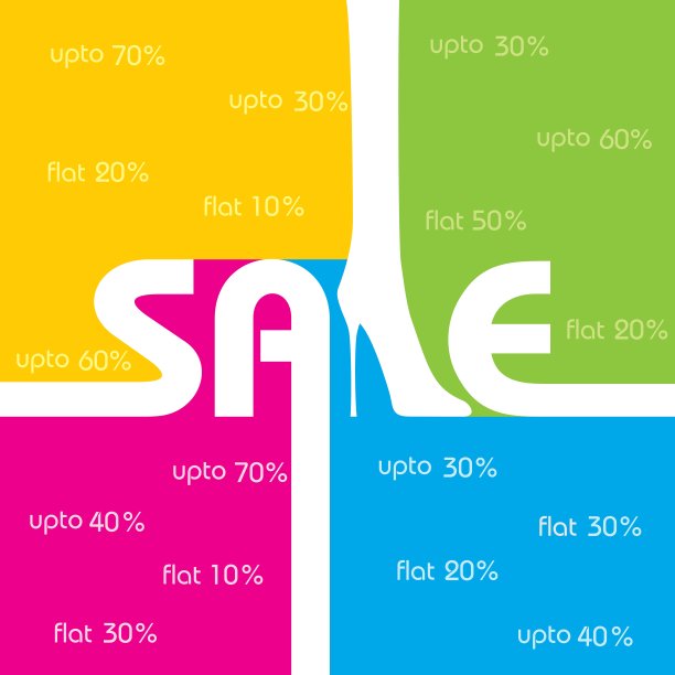 销售背景和标签为企业推广存量向量图片下载