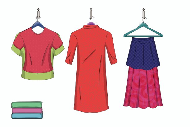 一套时尚女性的东西。图片下载