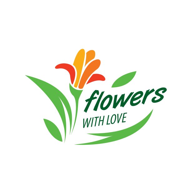 花矢量标志图片下载