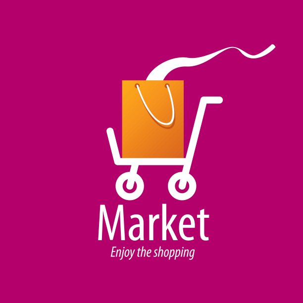 向量购物标志图片下载