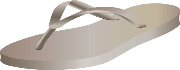 苗条女人的人字拖图片下载