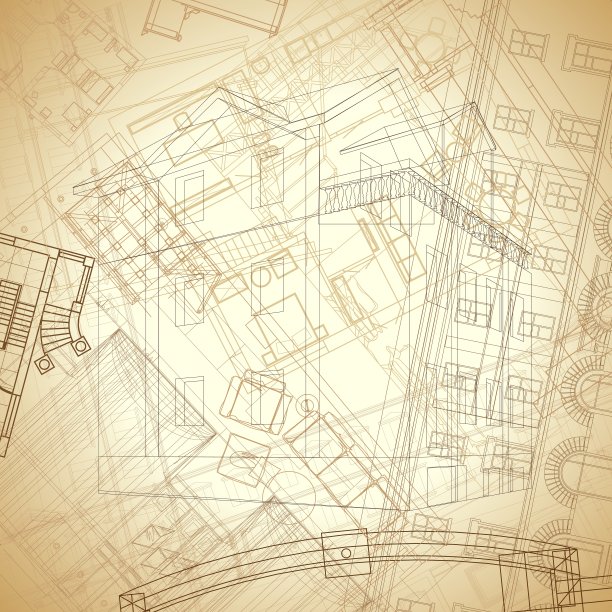 抽象的建筑背景图片下载